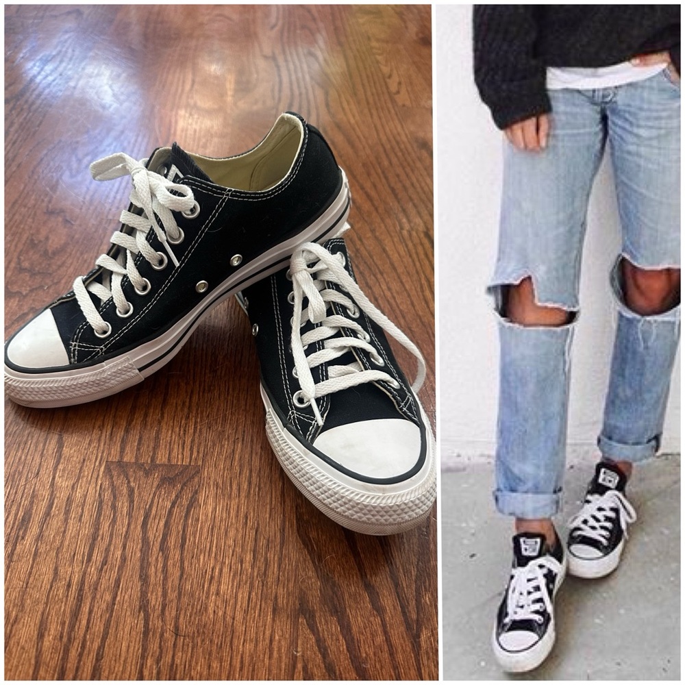 Converse Black and White Sneakers